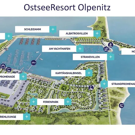 Weisse Strandvilla 56a Olpenitz